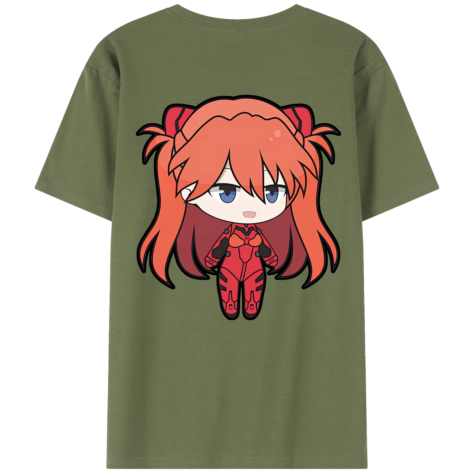 （画像用） EVA 新世紀エヴァンゲリオン 綿100％半袖Tシャツ（背面プリント）